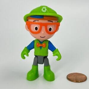 Blippi 3" Figure for Recycling Garbage Truck Replacement Toy Kideo Jazwares 2019